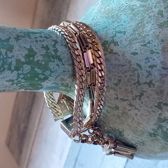Monet Gold Tone Bracelet